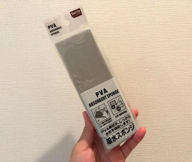 用意したスポンジ（撮影：grapeライフハック編集部）