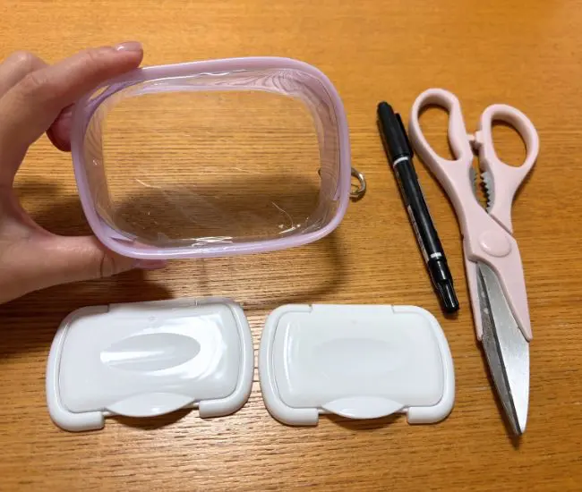 用意するもの（撮影：grapeライフハック編集部）