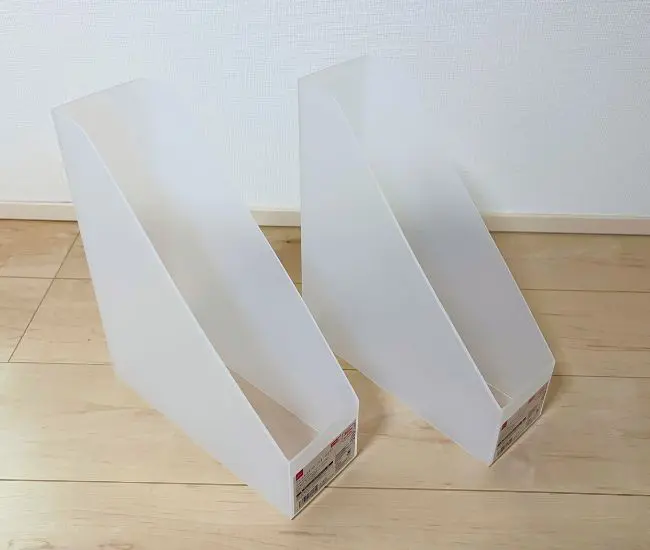 2つの収納ボックスの写真（撮影：grapeライフハック編集部）