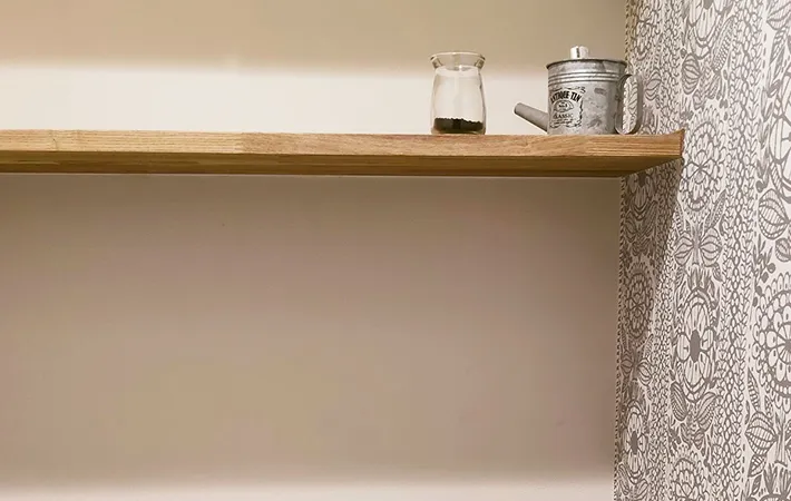 トイレにコーヒーグラウンズを設置した画像（撮影：エニママ）