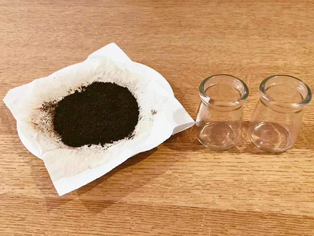 コーヒー粉の画像（撮影：エニママ）