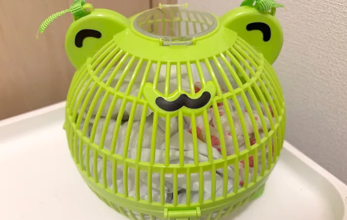 洗濯ネットを入れた画像（撮影：エニママ）