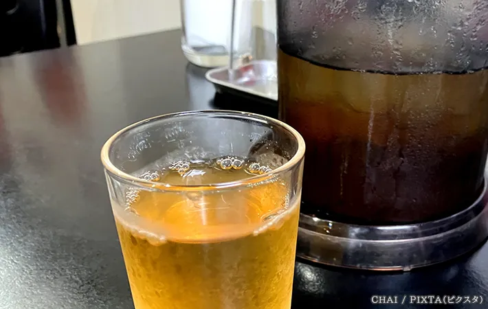 麦茶の写真