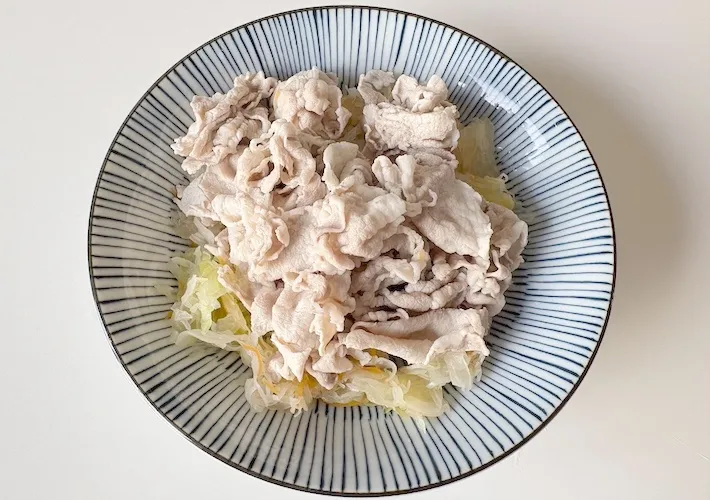 完成したカット野菜しゃぶしゃぶの画像（撮影：エニママ）