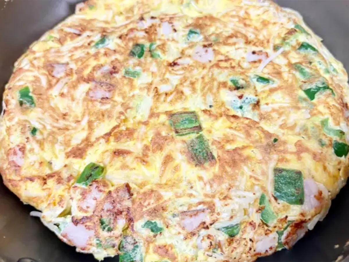 そうめんオムレツ(撮影:エニママ)
