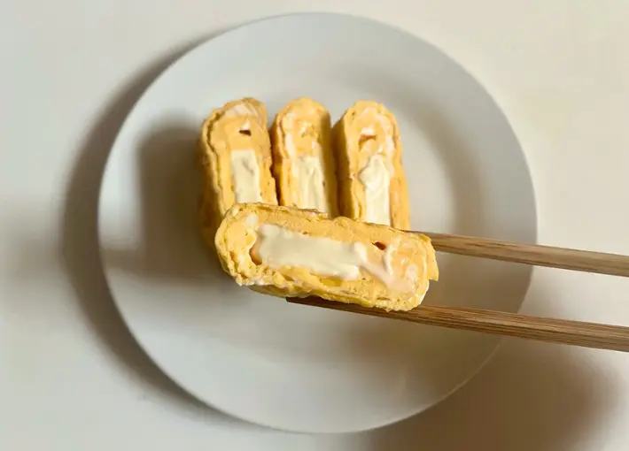 箸で持ち上げる画像（撮影：エニママ）