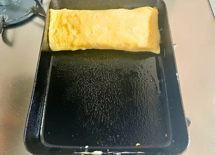 加熱中の画像（撮影：エニママ）