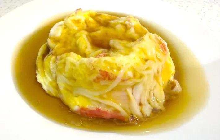 カニ玉完成画像（撮影：エニママ）
