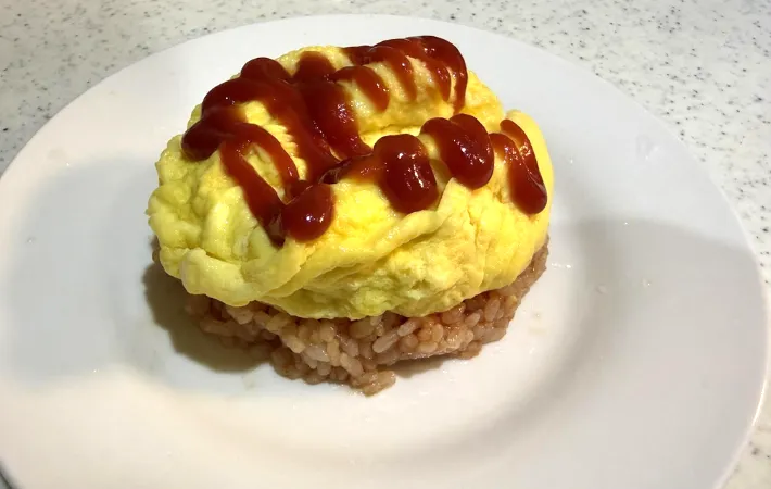 オムライスの画像（撮影：エニママ）