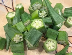 オクラから揚げ