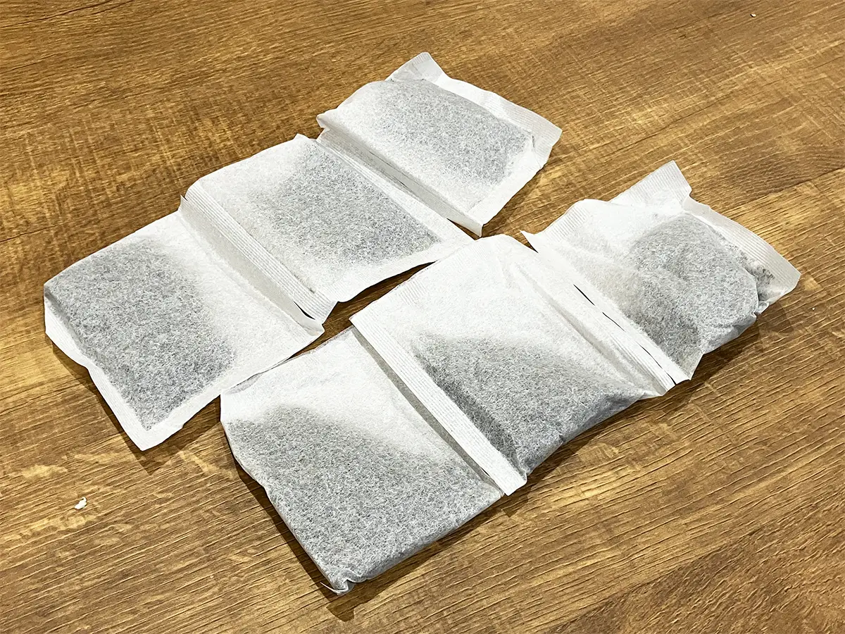 麦茶のパック（撮影：grapeフード編集部）