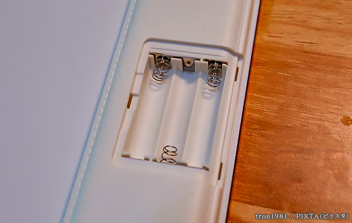 電池を入れていた機器の写真