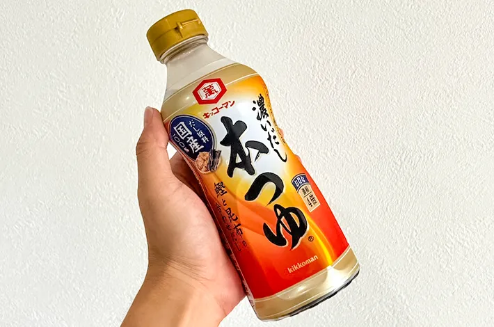 『キッコーマンの濃いだし本つゆ』の写真（撮影：キジカク）
