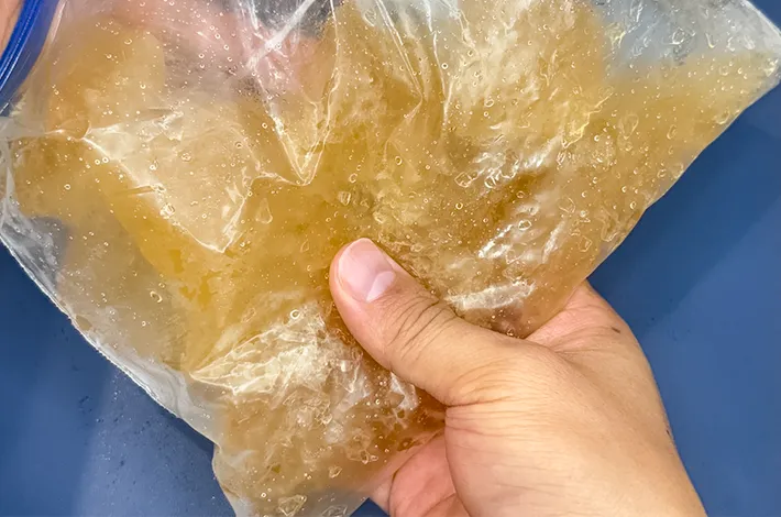『本つゆかき氷そうめん』を作る写真（撮影：キジカク）