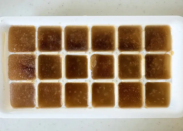 めんつゆ氷の完成画像（撮影：エニママ）
