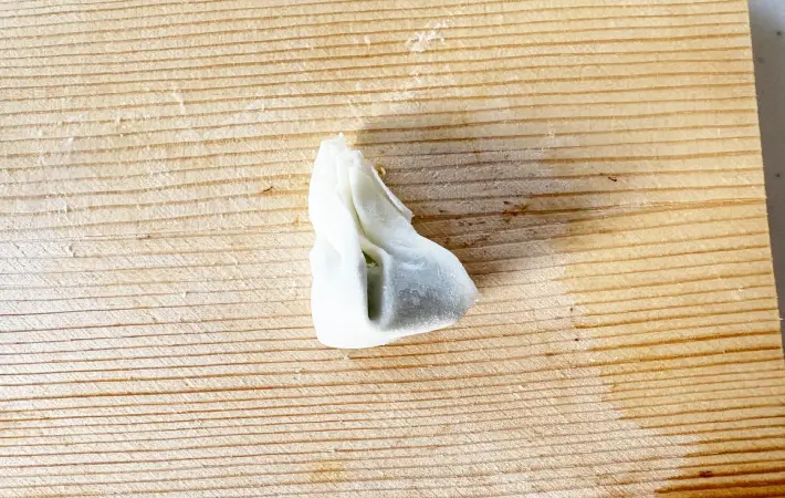 ワンタンを茶巾の形にした画像（撮影：エニママ）