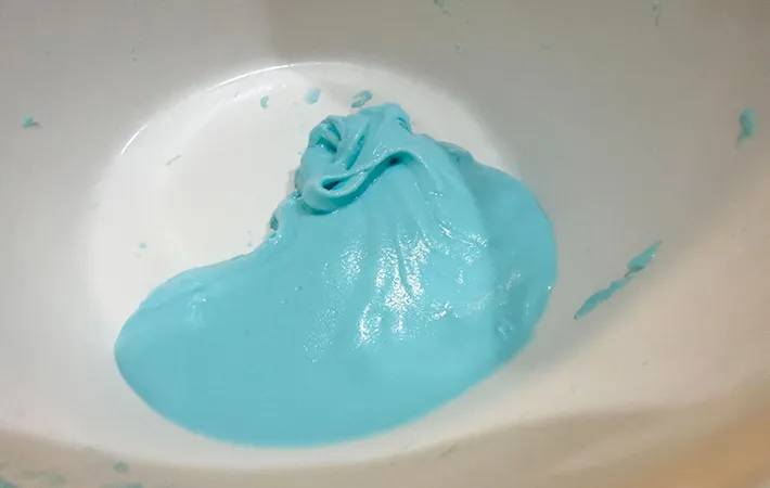 水色の生地の画像（撮影：エニママ）