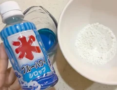 白玉粉とかき氷シロップ