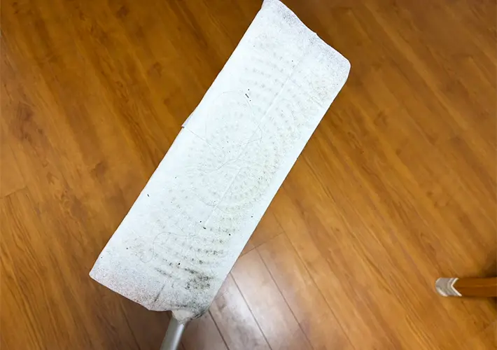 紙おしぼりの活用写真（撮影：grapeライフハック編集部）