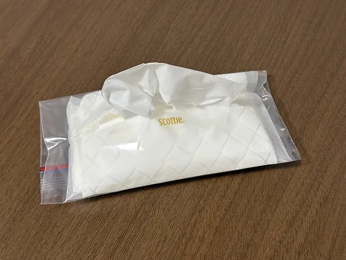 ポケットティッシュの画像