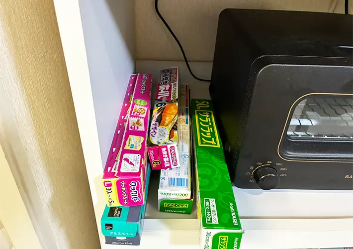 ラップの写真（撮影：grapeライフハック編集部）