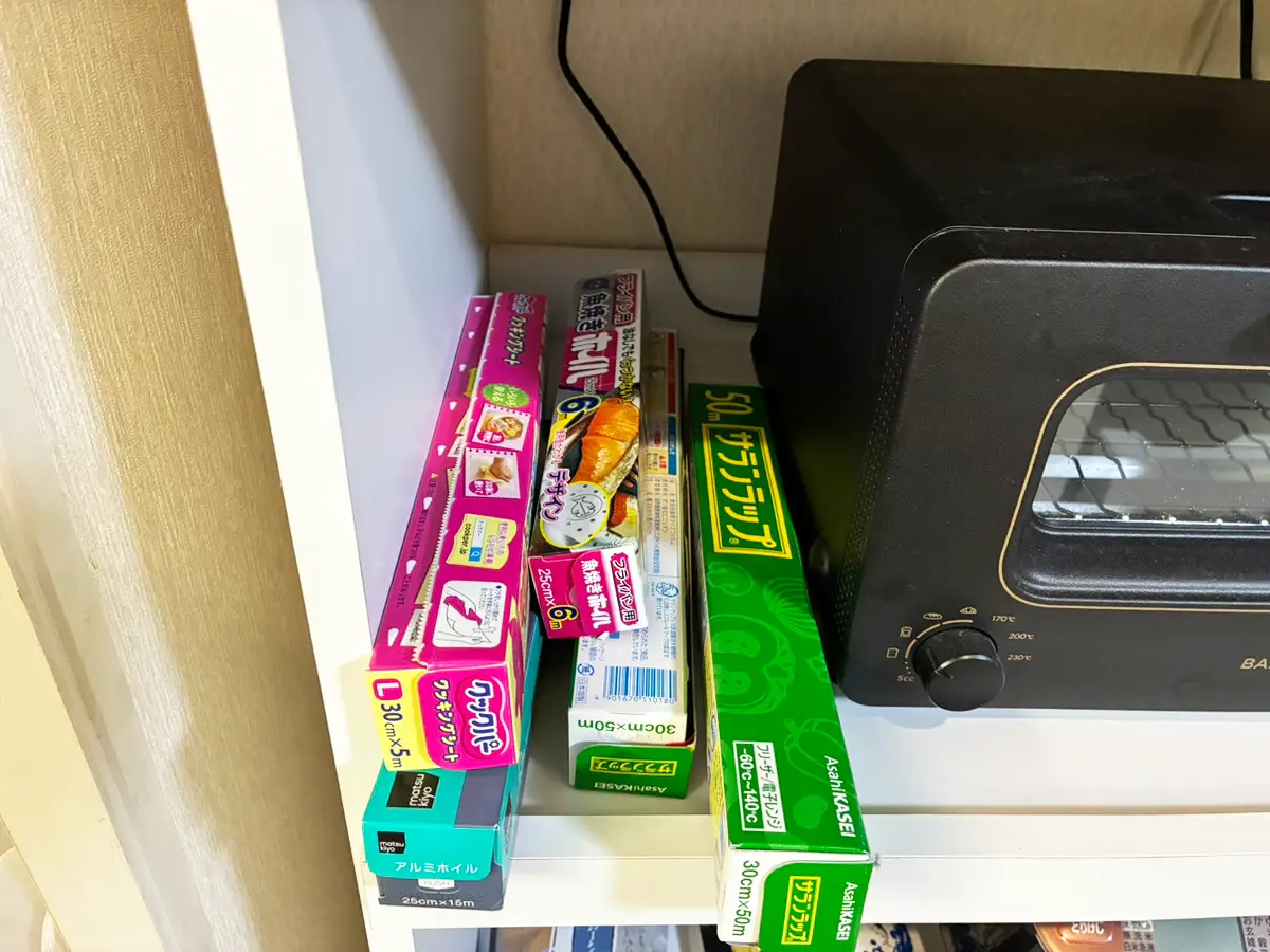 ラップ類の写真(撮影:grapeライフハック編集部)