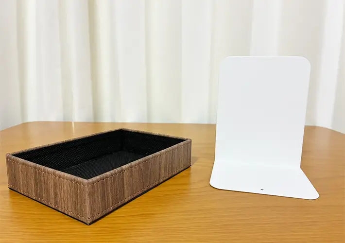 ブックエンドの活用写真（撮影：grapeライフハック編集部）