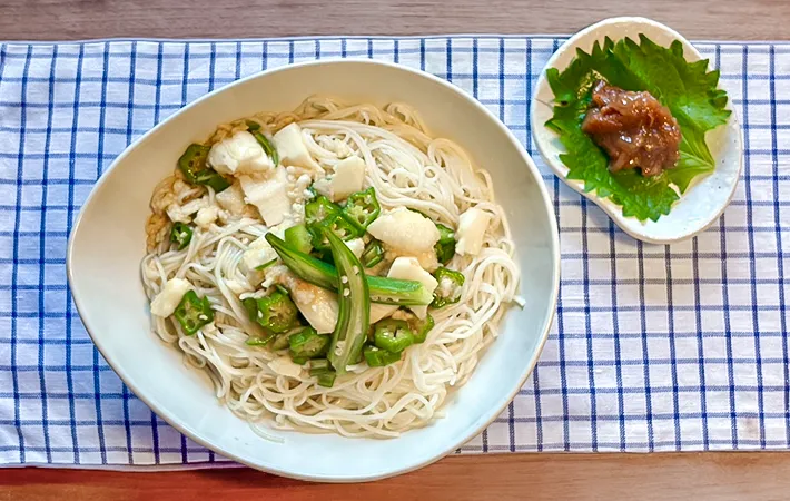 『ネバネバそうめん』の写真