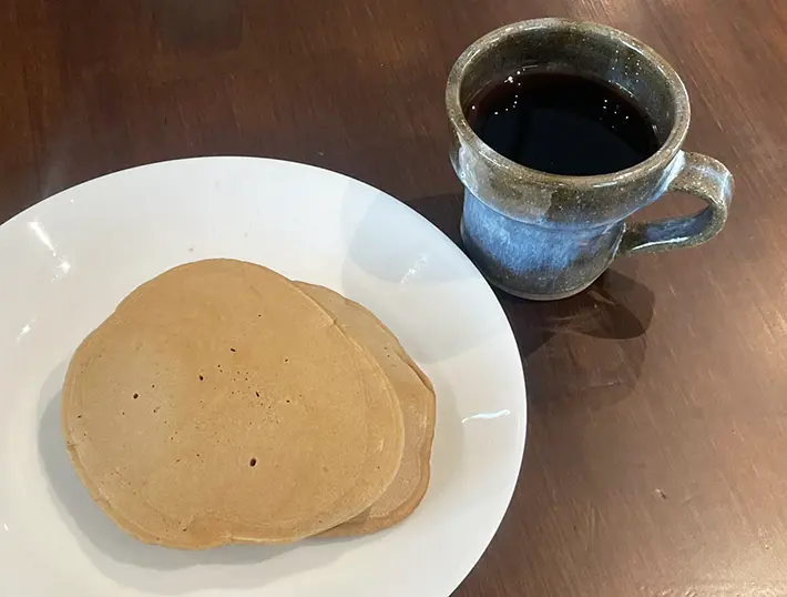 焼き上がったホットケーキの写真（撮影：grapeフード編集部）