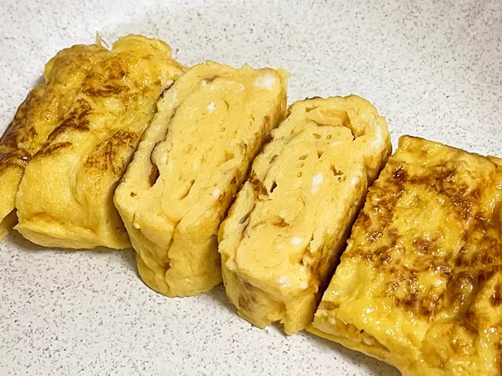 玉子焼きの写真（撮影：grapeフード編集部）