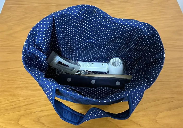 バッグの写真（撮影：grapeライフハック編集部）