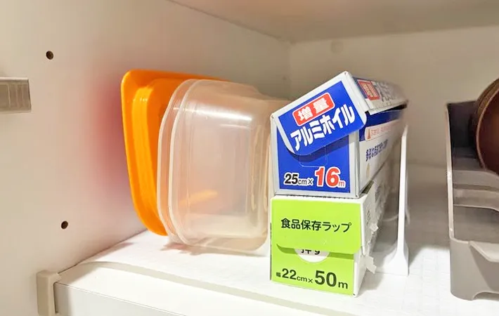 『ダイソー ペットボトルラック』の使用写真（撮影：ワード）