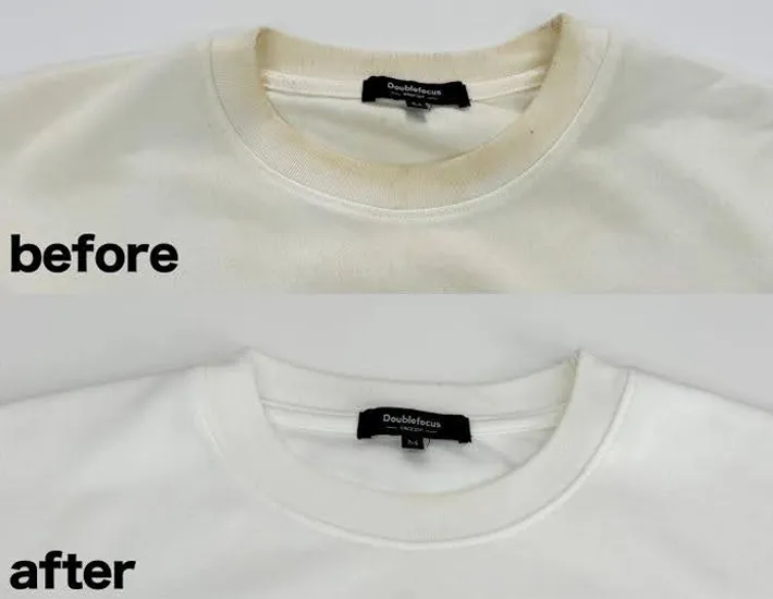 『Tシャツの洗濯の前後』写真（撮影：Heulie）