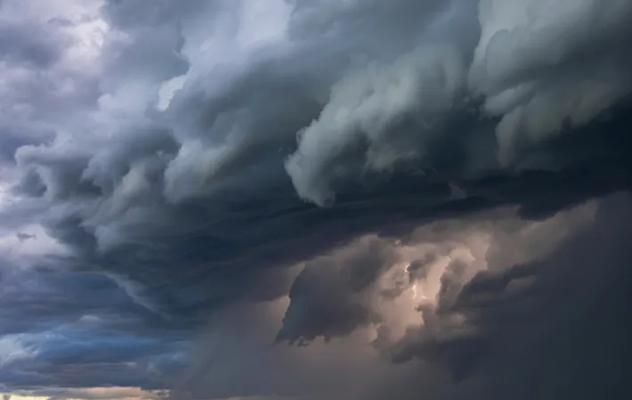 不穏な雲の写真