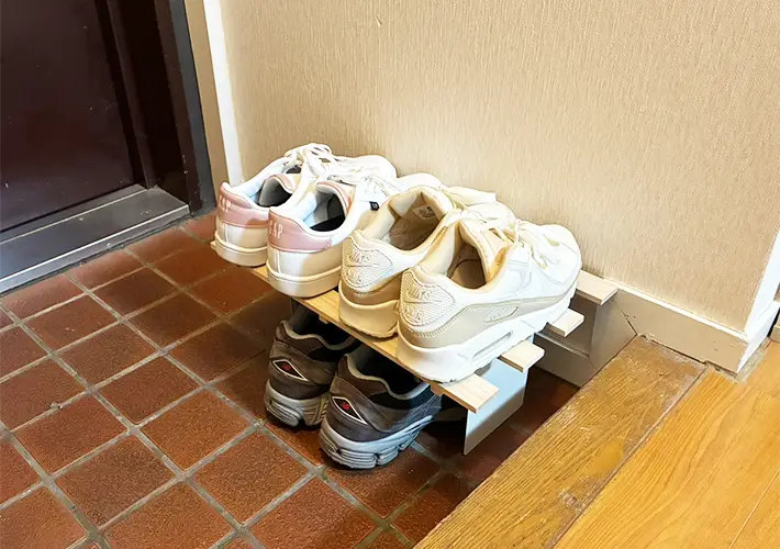 すのことブックエンドの活用写真（撮影：grapeライフハック編集部）