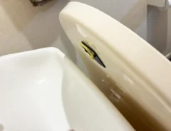 スマホリングのトイレ活用写真（撮影：grapeライフハック編集部）