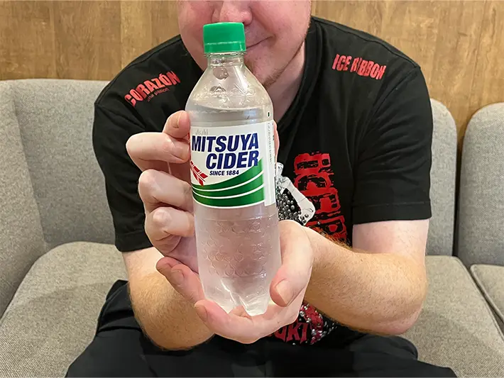 外国人の大好きなコンビニの炭酸の写真（撮影：grapeフード編集部）