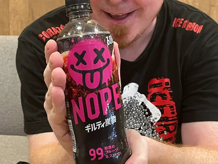 外国人の大好きなコンビニの炭酸の写真（撮影：grapeフード編集部）