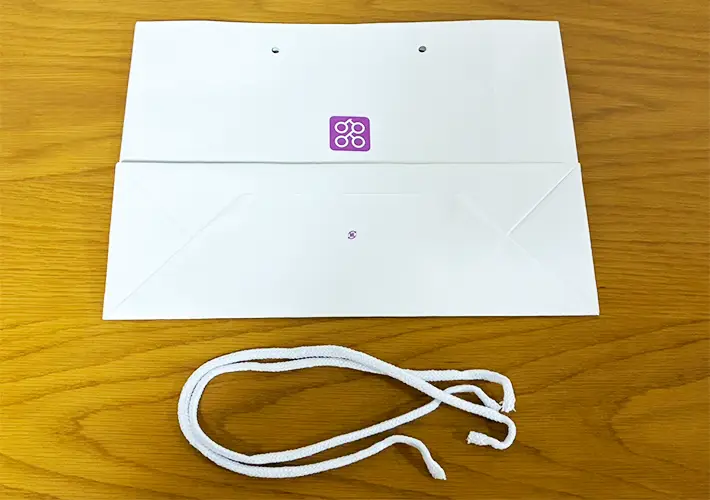 紙袋の活用写真（撮影：grapeライフハック編集部）