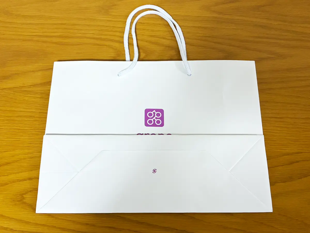紙袋の活用写真（撮影：grapeライフハック編集部）