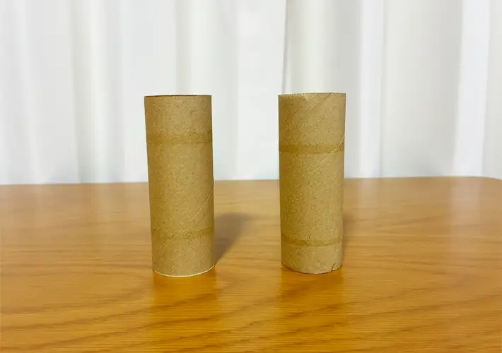 トイレットペーパーの芯活用写真（撮影：grapeライフハック編集部）