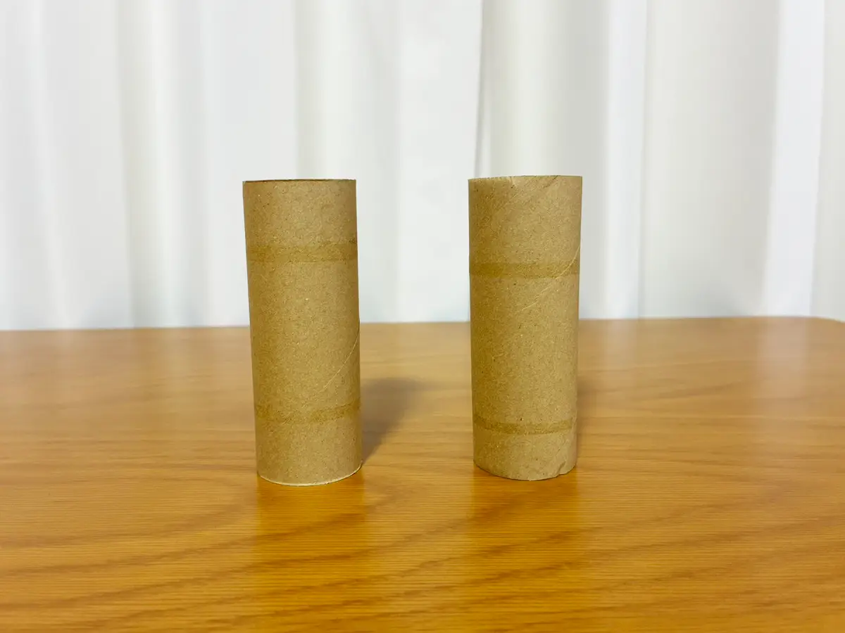 トイレットペーパーの芯活用写真(撮影:grapeライフハック編集部)
