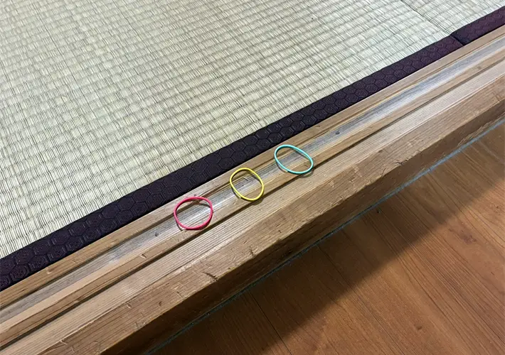 輪ゴムの活用写真（撮影：grapeライフハック編集部）