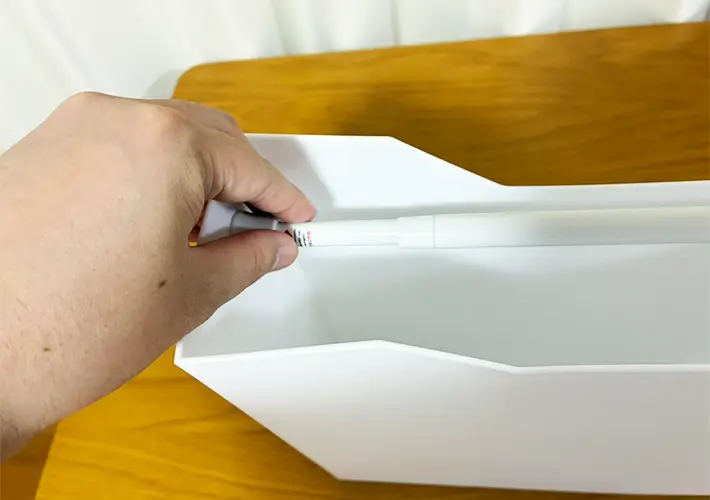 ファイルボックスの活用写真（撮影：grapeライフハック編集部）
