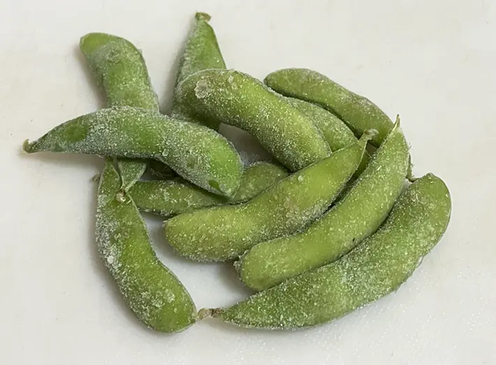 冷凍枝豆の写真（撮影：grapeフード編集部）