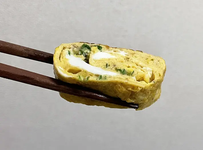 山椒入りの玉子焼きの写真（撮影：grapeフード編集部）