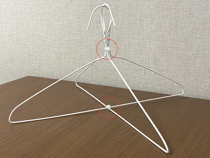 ワイヤーハンガーの画像