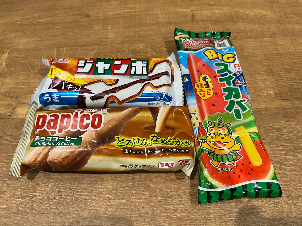 外国人の好きなコンビニアイスの写真（撮影：grapeフード編集部）