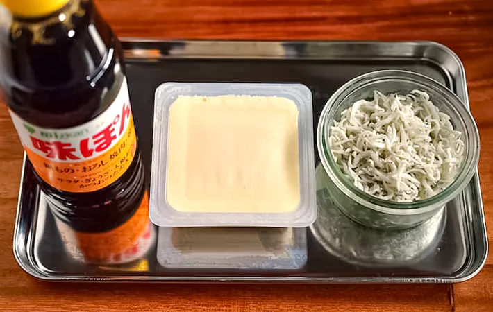 ポン酢、豆腐、シラスの写真（撮影：小泉明代）