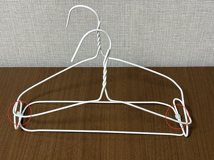 ワイヤーハンガーの画像